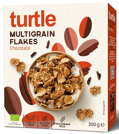 Müsliflocken mit Schokoladenstückchen glutenfrei bio 300 g - Schildkröte